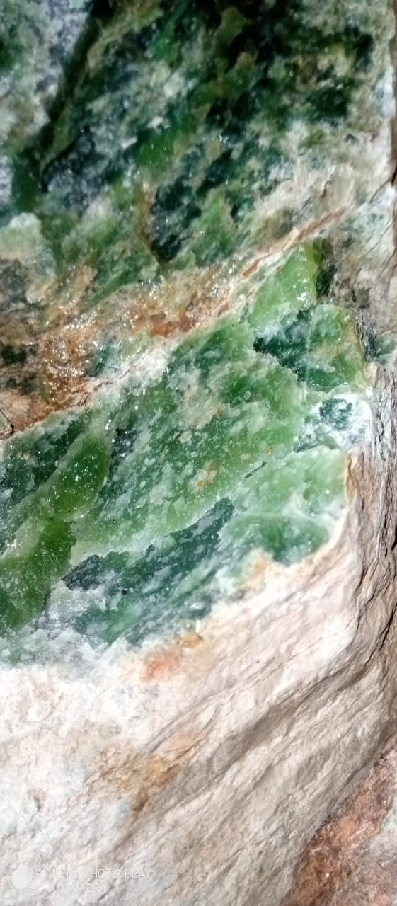 Nephrite mine site